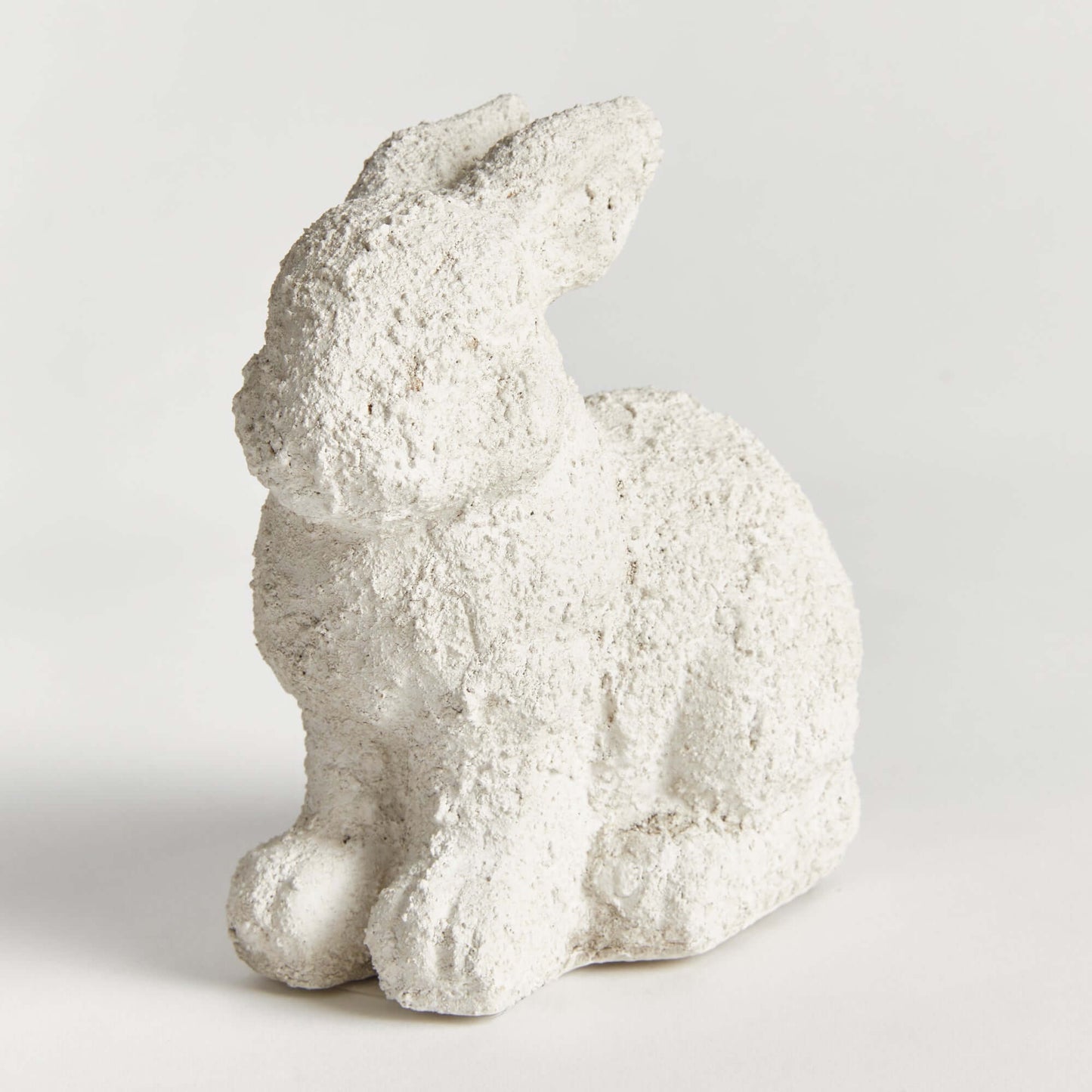 Weathered Terracotta Bunny Garden Statue