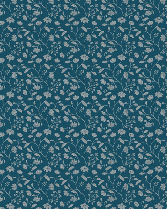 Wild Geranium Wallpaper | Bay Blue