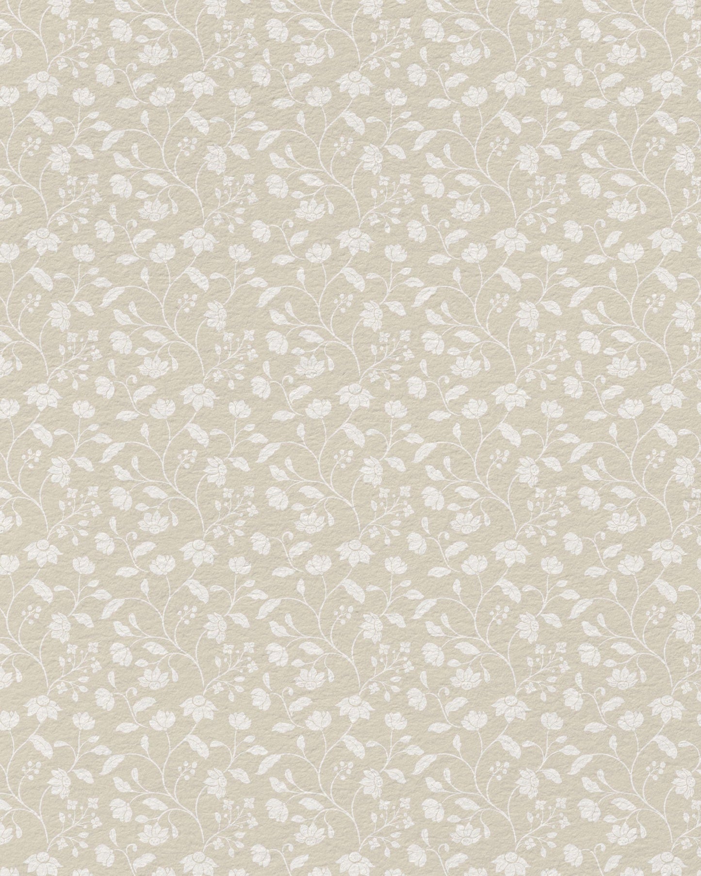 Wild Geranium Wallpaper in Linen Wash