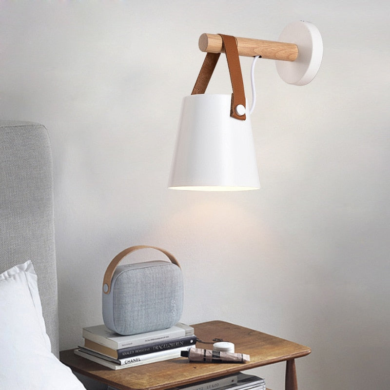 Misha Mod Wooden Wall Sconce