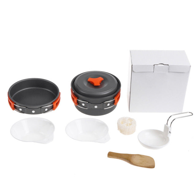 Portable Outdoor Camping Tableware Kit