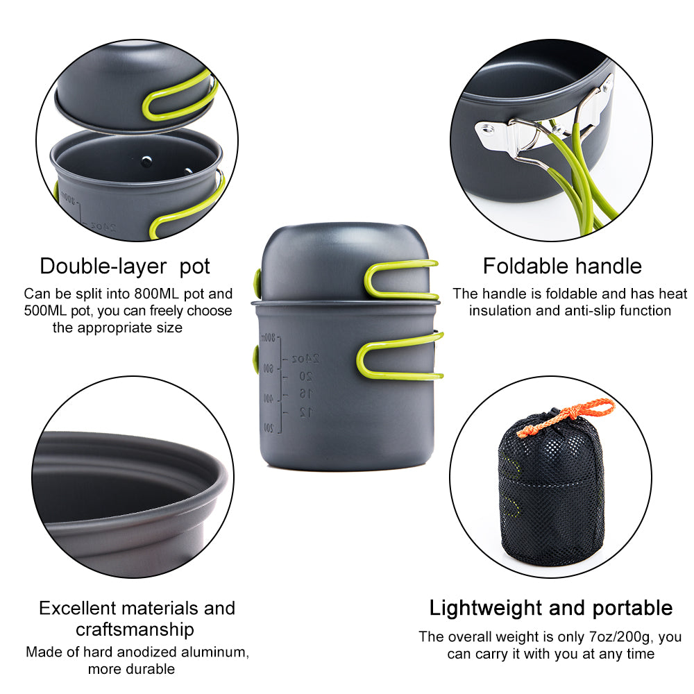 Portable Outdoor Camping Tableware Kit