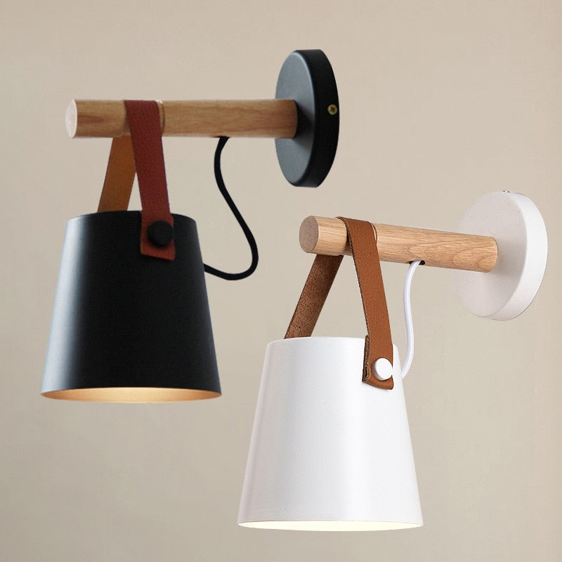 Misha Mod Wooden Wall Sconce