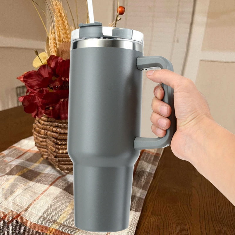 Insulated Tumbler With Straw