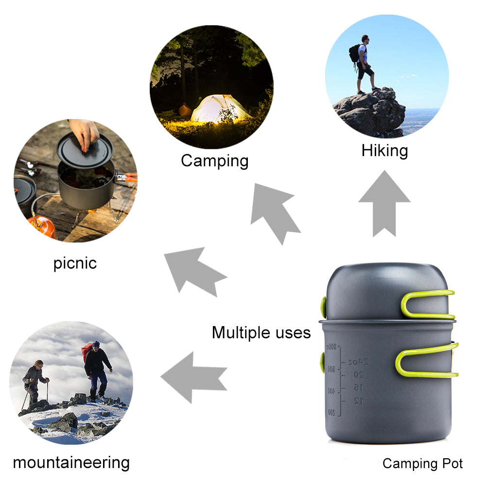 Portable Outdoor Camping Tableware Kit