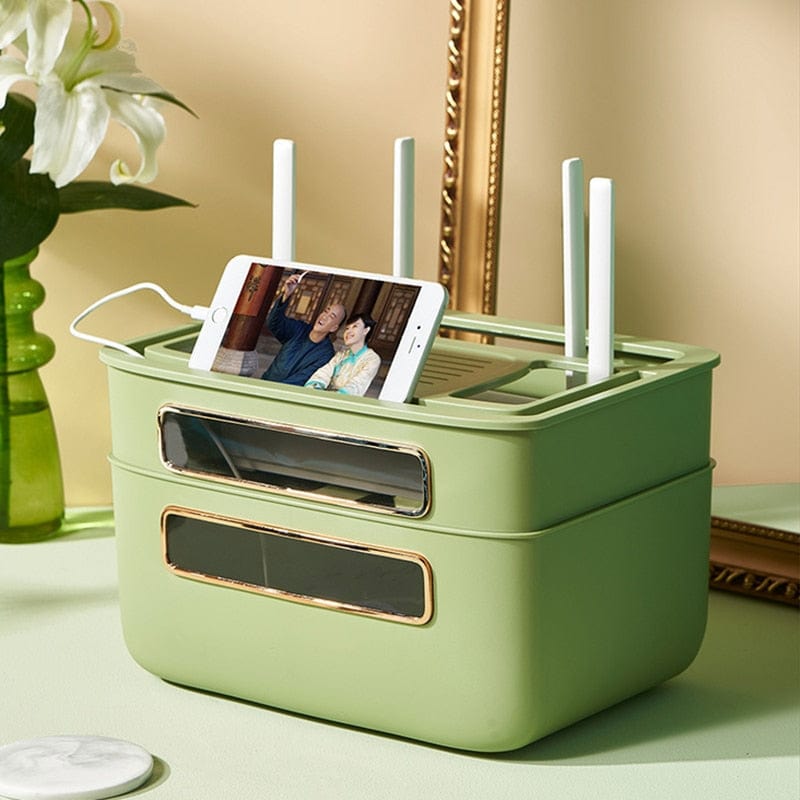 Desktop Cable Organizer Box