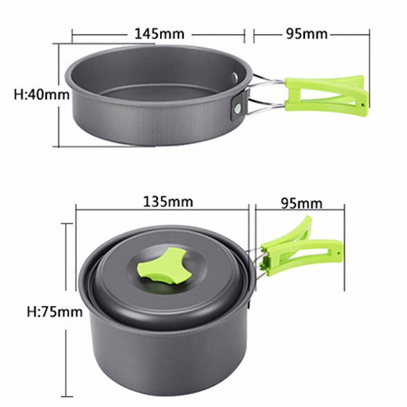 Portable Outdoor Camping Tableware Kit